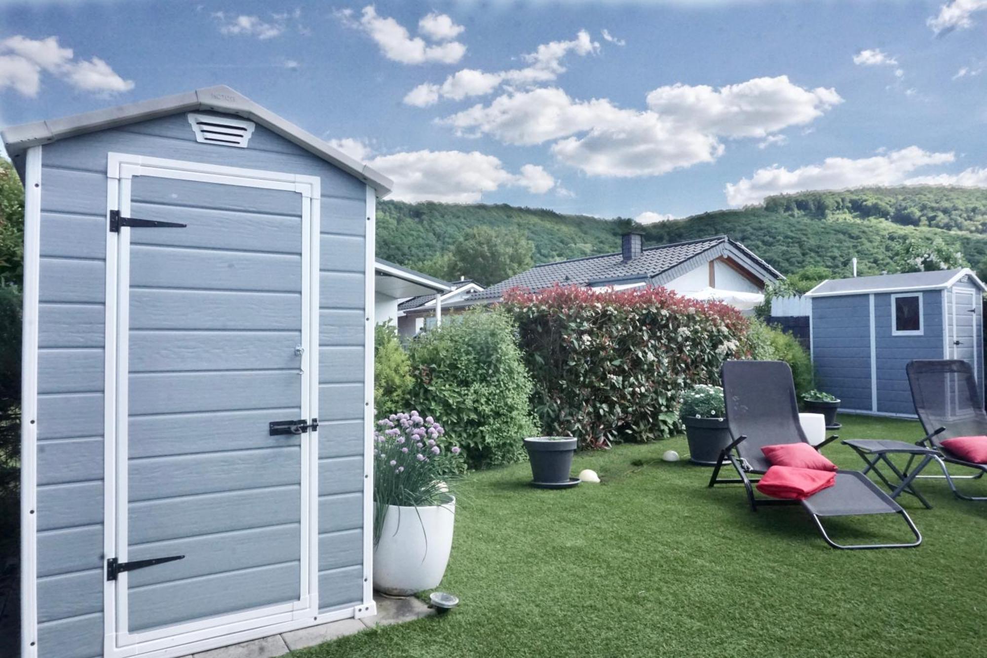 Ferienhaus Ufergeheimnis Am Guelser Moselbogen I 2 Sz I 5 Gaeste I Badebucht I Grill I Garten Koblenz (Rhineland-Palatinate) Exteriör bild